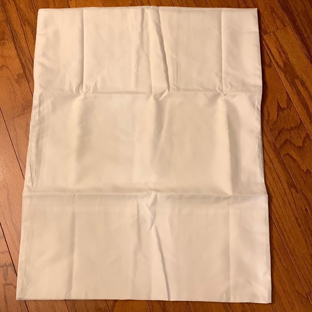 Standard white pillowcases new in package and only open for photos